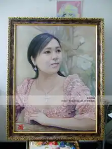  我们戴久了面具等摘下面具时却发现我们的脸早就跟面具一样了给别人画的婚纱,情侣油画肖像