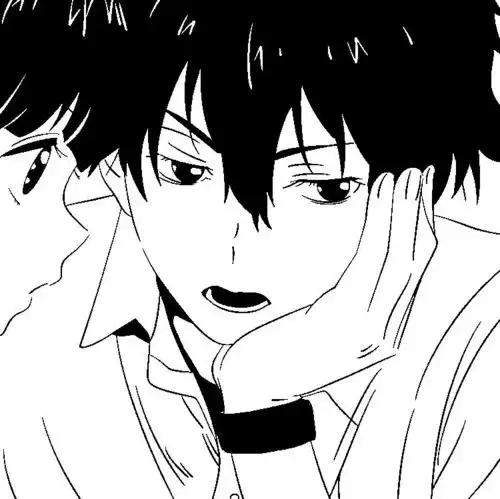  最近爱上了这种黑白系动漫情头