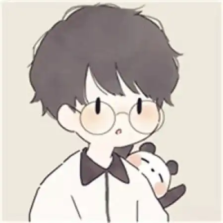  卡通情侣呆萌一对,我和你耍小脾气其实是爱你