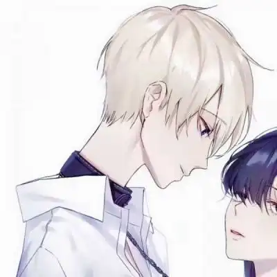  卡通情侣头像一左一右两张一组微信情侣头像卡通图片