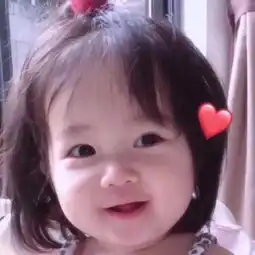  萌娃头像我想要的,长相久的陪伴,无条件的信任,看得见的在乎