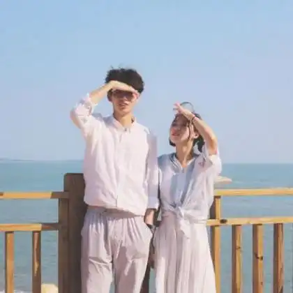  情侣头像00后学生专用一人一张,久伴我者必永驻我心