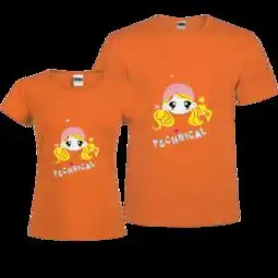  创意礼物小女孩头像修身情侣装纯棉t恤