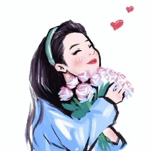  听说用刘亦菲捧花头像会有好运哦