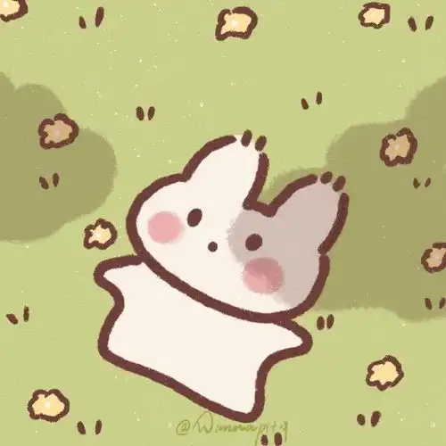  兔熊情侣头像系列五