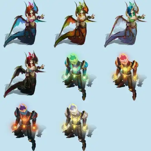  lol天使姐妹重做最新数据预览,至臻阿狸携手苍穹火男登场