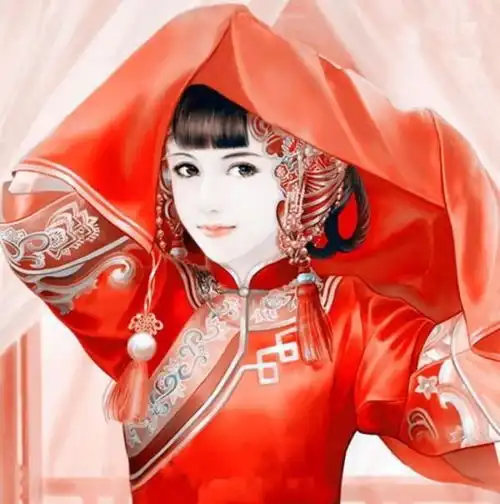  类似的嫁衣古风图片