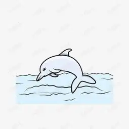  手绘蓝色简约鲸鱼素材图片免费下载高清png千库网图片编号9209917