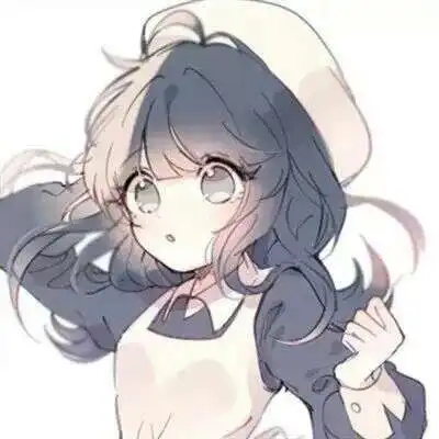  动漫女生闺蜜头像喜欢收藏