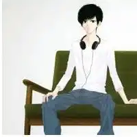  很简单,很幸福的卡通情侣头像一左一右两张分开的,超可爱的