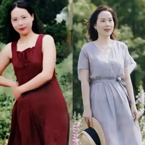  被这几位中年女性惊艳裙过膝穿衣极简却高级,越老反而越优雅