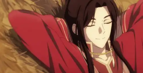  天官赐福动漫,花城与谢怜牛车相遇,精心打扮还涂眼影