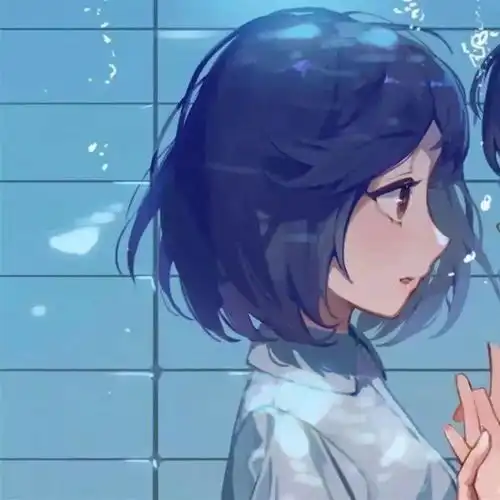  闺蜜头像卡通头像锁在轮回