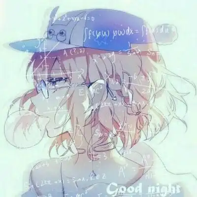  带公式的卡通情侣头像