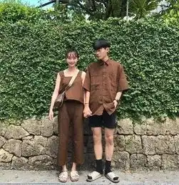  5对中外情侣博主穿搭示范,情侣这样子穿才亮眼