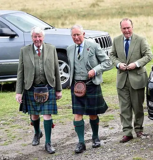  没离婚,查尔斯王子卡米拉格纹情侣裙辟谣,他还是人群中最亮的崽