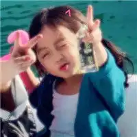  清新萌娃情侣头像小孩子的简单甜蜜