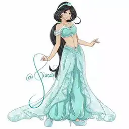都是大眼妹外网友画日系风迪士尼公主受好评