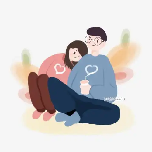  2019手绘小清新情侣图片大小2048x2048px图片尺寸2.26mb来自png搜索网pngss.com免费免扣png素材下载2019情人节banner爱心电商合照卡通手绘恋爱情侣情人节热恋手绘头像微信