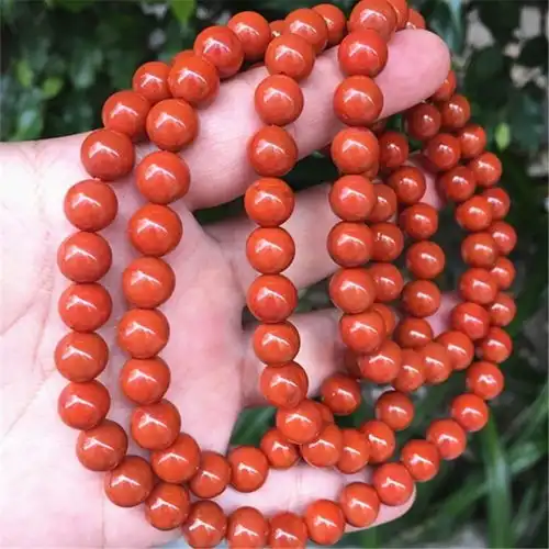 天然南红玛瑙手链男女款佛珠手链多圈手链满肉精品瓦西柿子红手链