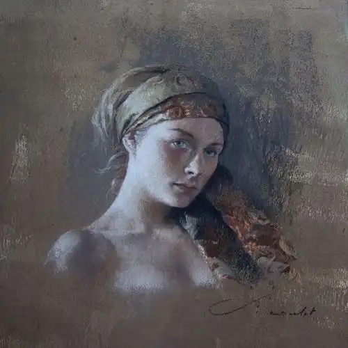  她是大师,她的色粉画作美得令人浮想联翩