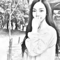  可爱女生素描头像微信头像图片大全