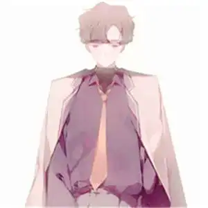  手绘系列韩国风暖色调日系动漫情侣头像