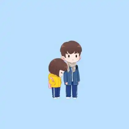 江辰陈小希情侣头像,q版江辰陈小希情侣头像一对两张