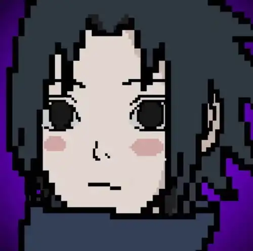  像素头像电动少女