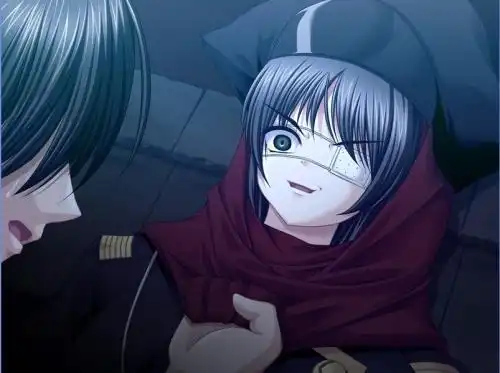  二次元头像,只有一个女孩子的身子,手里拿着一束花,是对情侣头像