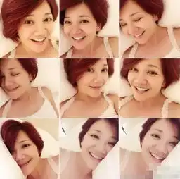  梁静茹晒九连拍自拍照笑容甜美表情妩媚