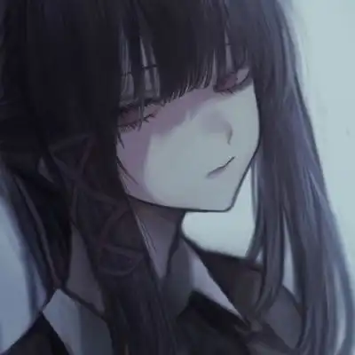  动漫女生暗黑系女生头像