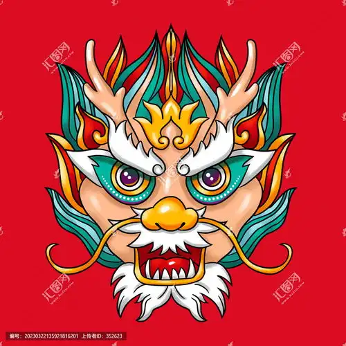  龙头插画,工艺品包装,包装设计,设计模板,汇图网