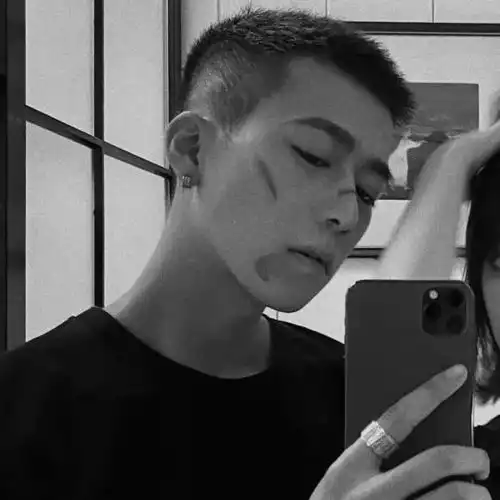  超酷黑白情侣头像