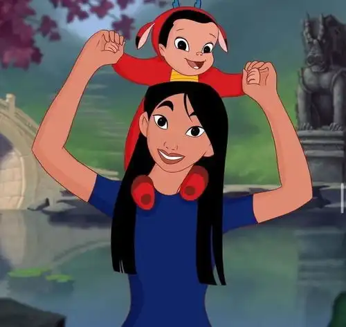  迪士尼公主变成母亲,花木兰的孩子很帅气,白雪公主的孩子最可爱