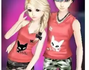  求情侣头像2张,一个白猫一个黑猫,背景要大致差不多的,谢了