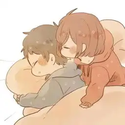  动漫情侣头像我们就要在一起︶