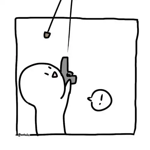  情头超可爱简笔画楼上楼下动漫卡通情侣头像系列