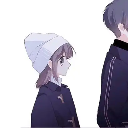  高清怦然心动双人动漫情侣头像图片