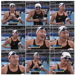  会游泳的表情包泳坛段子手傅园慧成奥运网红