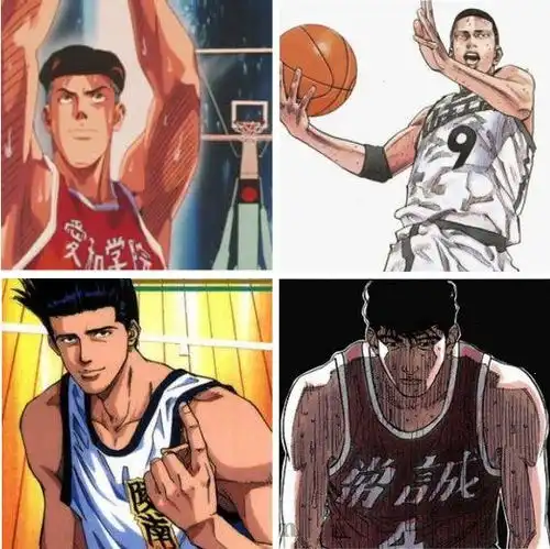  灌篮高手仙道就是稍微弱于牧诸星大这种四强王牌