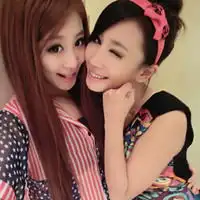 好看的qq姐妹头像一左一右是你温暖了我的手闺蜜