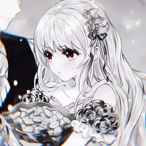  情侣头像0724黑白系动漫情侣头像