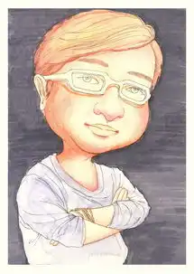  彩铅小胖的帅哥