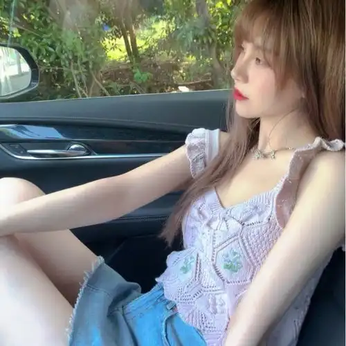  女生头像再见好心情