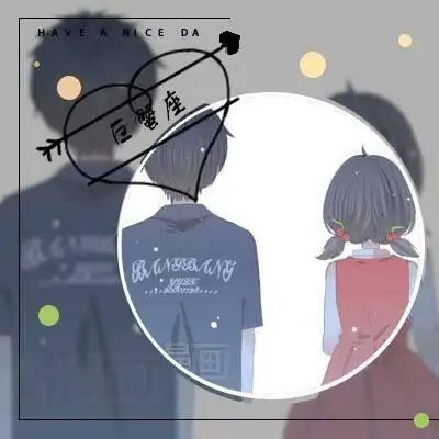  2021十二星座情侣头像动漫卡通带字图片