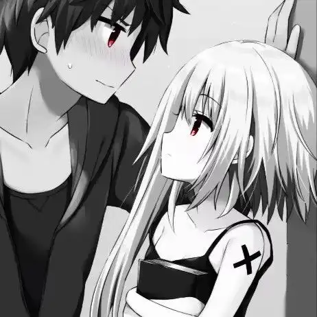  动漫双人情头可爱肉麻情话