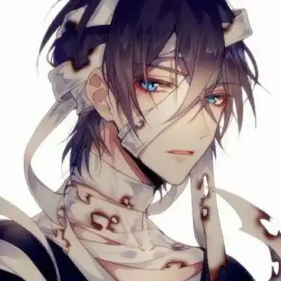  二次元血腥帅气男生头像黑暗冷酷动漫图片大全