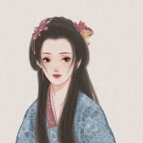 2022年单人头像清新女生插画头像