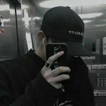  撩妹必备霸气男生头像黑白酷帅真人